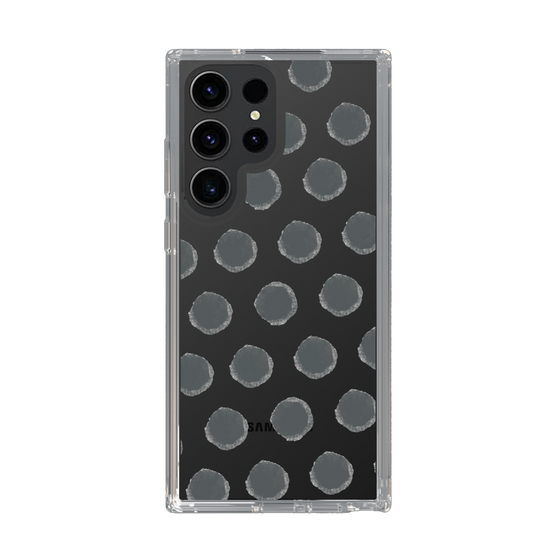 Slim Protection Case［ Original - Favorite Color Polka Dots - Black ］