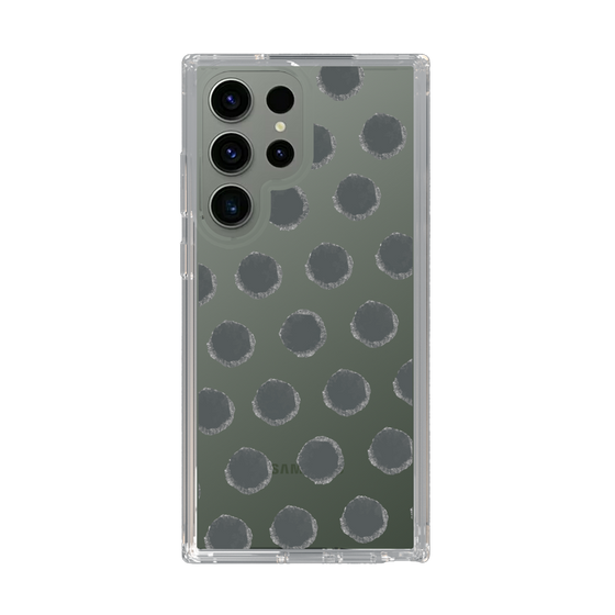 Slim Protection Case［ Original - Favorite Color Polka Dots - Black ］