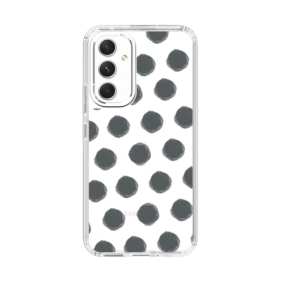 Slim Protection Case［ Original - Favorite Color Polka Dots - Black ］