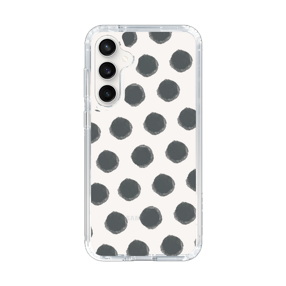 Slim Protection Case［ Original - Favorite Color Polka Dots - Black ］