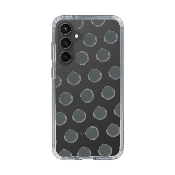 Slim Protection Case［ Original - Favorite Color Polka Dots - Black ］