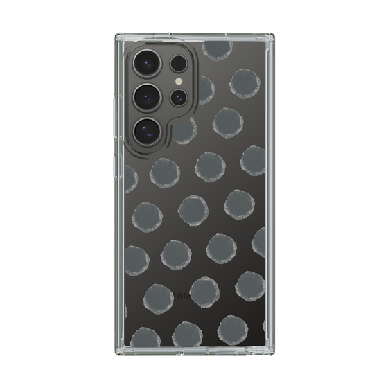 Slim Protection Case［ Original - Favorite Color Polka Dots - Black ］