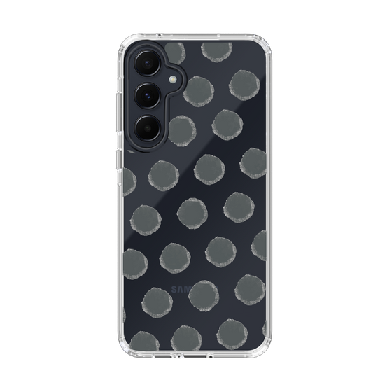 Slim Protection Case［ オリジナル - 推し色水玉 - ブラック ］