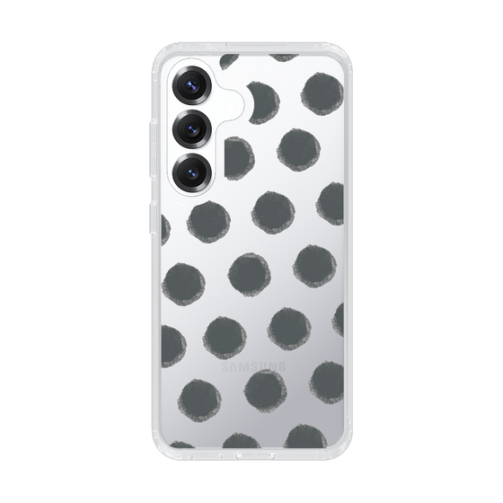 Slim Protection Case［ Original - Favorite Color Polka Dots - Black ］