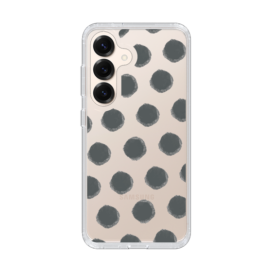 Slim Protection Case［ Original - Favorite Color Polka Dots - Black ］