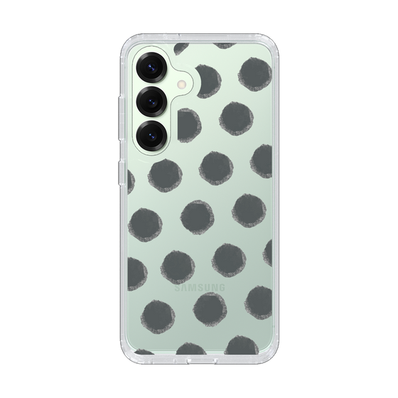 Slim Protection Case［ Original - Favorite Color Polka Dots - Black ］