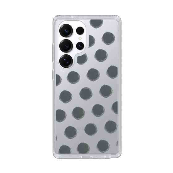 Slim Protection Case［ Original - Favorite Color Polka Dots - Black ］