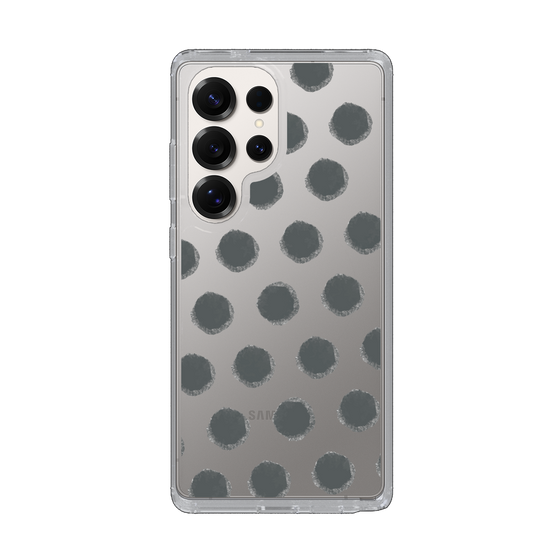Slim Protection Case［ Original - Favorite Color Polka Dots - Black ］