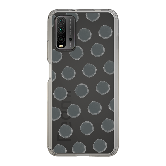 Slim Protection Case［ Original - Favorite Color Polka Dots - Black ］