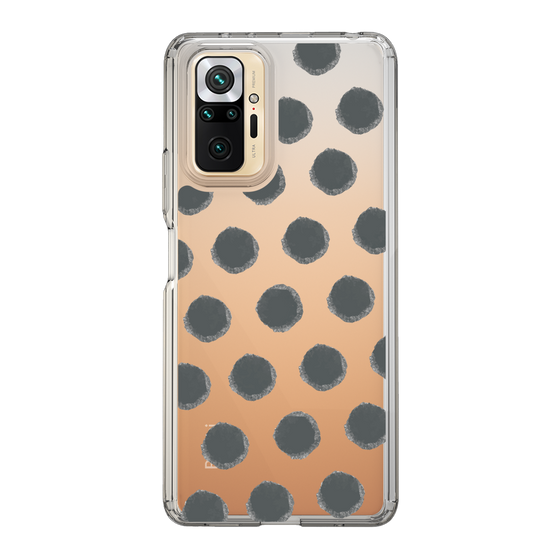 Slim Protection Case［ Original - Favorite Color Polka Dots - Black ］