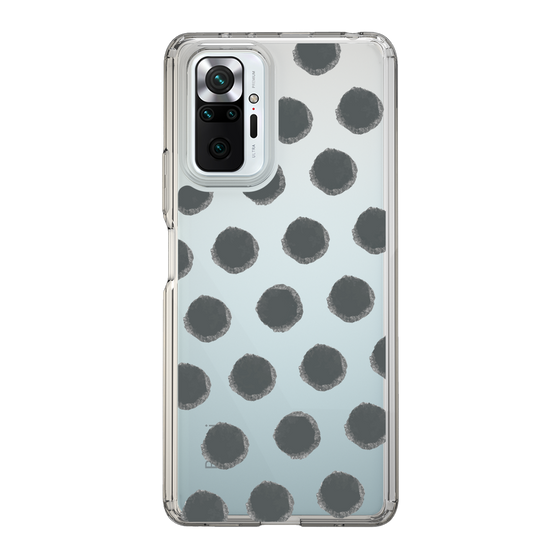 Slim Protection Case［ Original - Favorite Color Polka Dots - Black ］