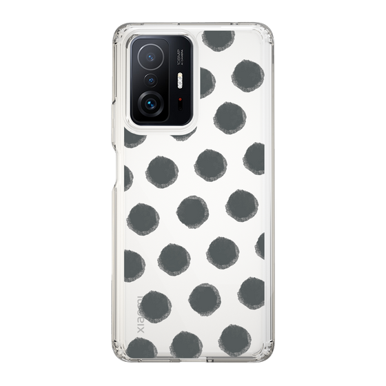 Slim Protection Case［ Original - Favorite Color Polka Dots - Black ］