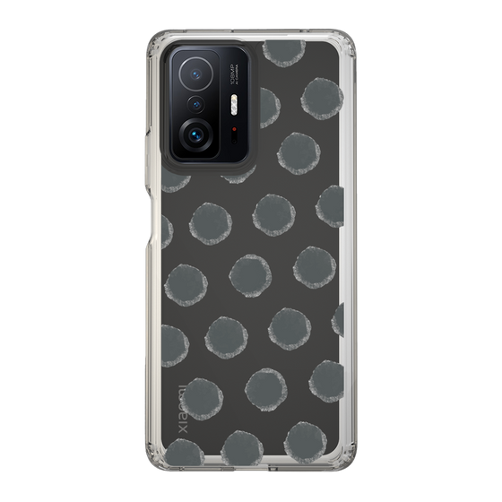 Slim Protection Case［ Original - Favorite Color Polka Dots - Black ］