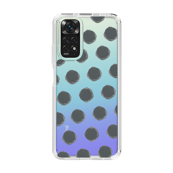 Slim Protection Case［ Original - Favorite Color Polka Dots - Black ］