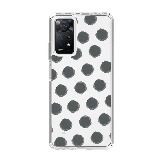 Slim Protection Case［ Original - Favorite Color Polka Dots - Black ］