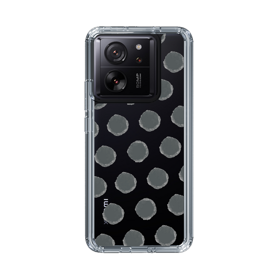 Slim Protection Case［ Original - Favorite Color Polka Dots - Black ］