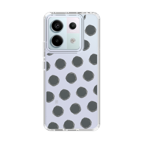 Slim Protection Case［ Original - Favorite Color Polka Dots - Black ］
