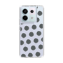 Slim Protection Case［ Original - Favorite Color Polka Dots - Black ］