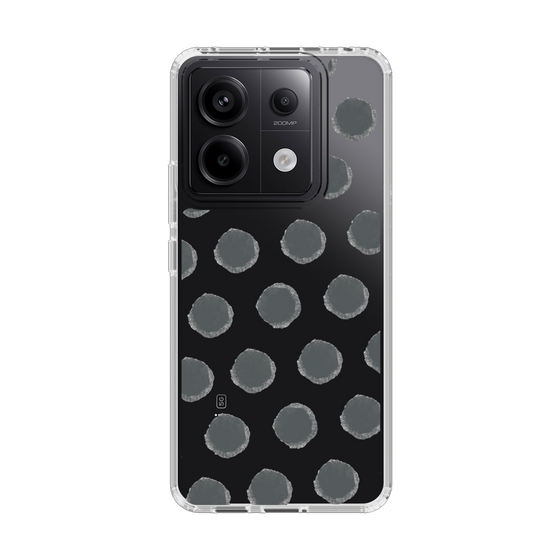 Slim Protection Case［ Original - Favorite Color Polka Dots - Black ］