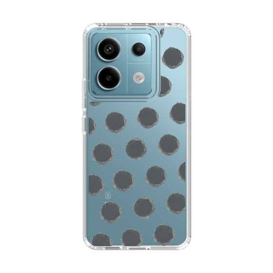 Slim Protection Case［ Original - Favorite Color Polka Dots - Black ］