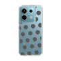 Slim Protection Case［ Original - Favorite Color Polka Dots - Black ］