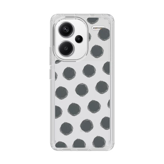 Slim Protection Case［ Original - Favorite Color Polka Dots - Black ］
