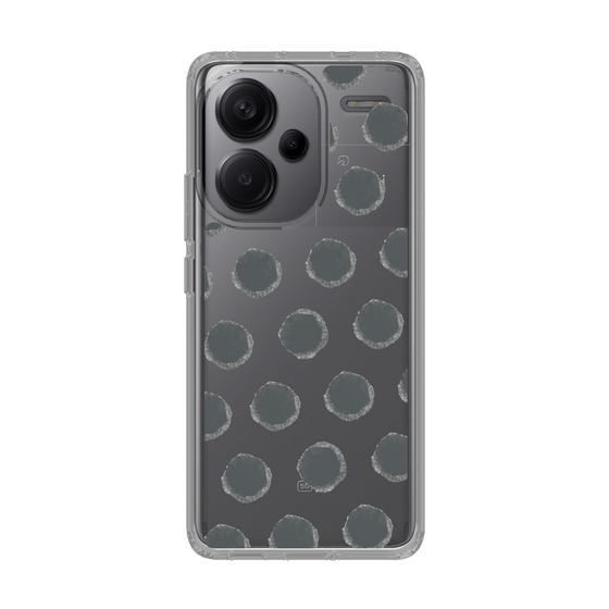 Slim Protection Case［ Original - Favorite Color Polka Dots - Black ］