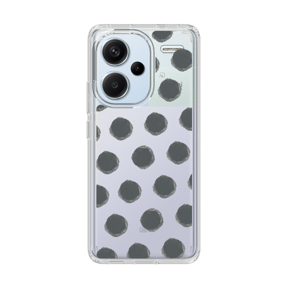 Slim Protection Case［ Original - Favorite Color Polka Dots - Black ］