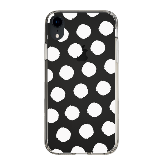 Slim Protection Case［ Original - Favorite Color Polka Dots - White ］