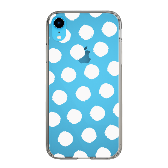 Slim Protection Case［ Original - Favorite Color Polka Dots - White ］