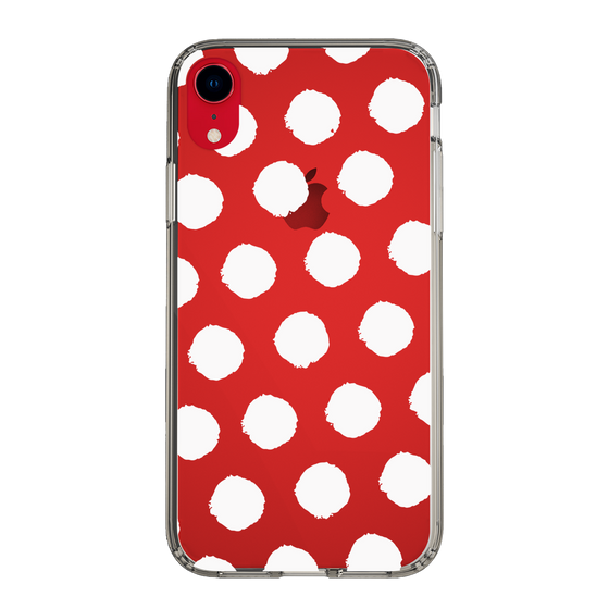 Slim Protection Case［ Original - Favorite Color Polka Dots - White ］