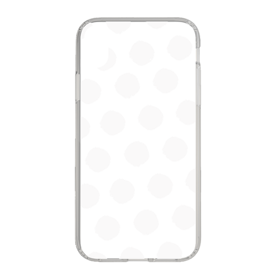 Slim Protection Case［ Original - Favorite Color Polka Dots - White ］
