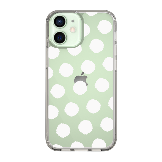 Slim Protection Case［ Original - Favorite Color Polka Dots - White ］