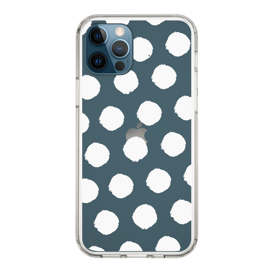 Slim Protection Case［ Original - Favorite Color Polka Dots - White ］