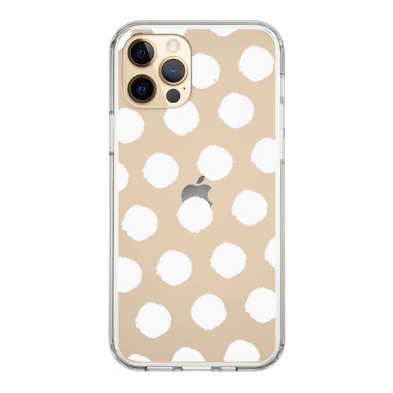 Slim Protection Case［ Original - Favorite Color Polka Dots - White ］