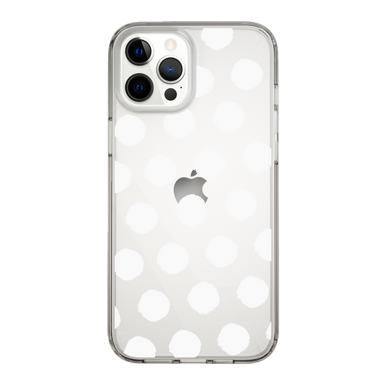 Slim Protection Case［ Original - Favorite Color Polka Dots - White ］