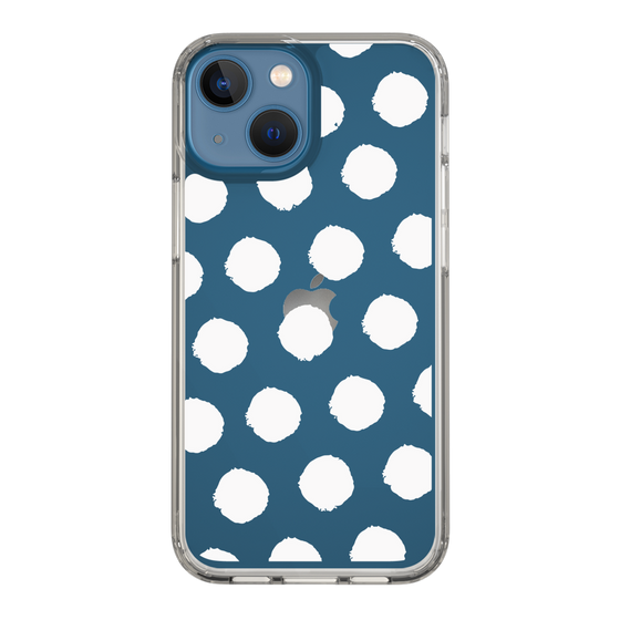 Slim Protection Case［ Original - Favorite Color Polka Dots - White ］