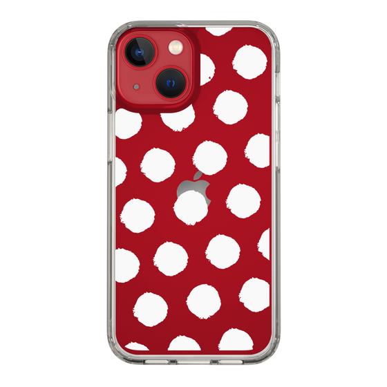 Slim Protection Case［ Original - Favorite Color Polka Dots - White ］