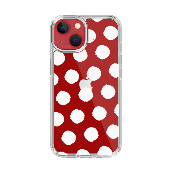 Slim Protection Case［ Original - Favorite Color Polka Dots - White ］
