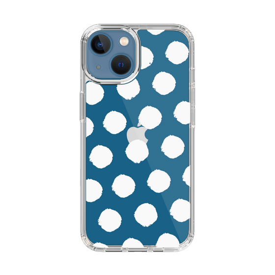Slim Protection Case［ Original - Favorite Color Polka Dots - White ］