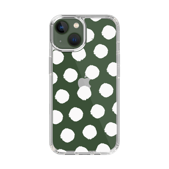 Slim Protection Case［ Original - Favorite Color Polka Dots - White ］