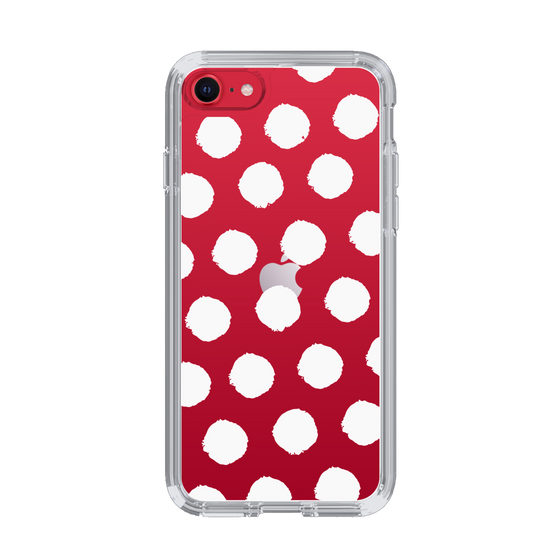 Slim Protection Case［ Original - Favorite Color Polka Dots - White ］