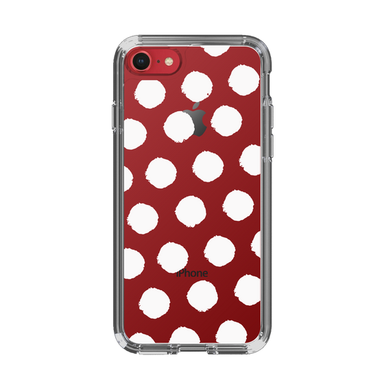 Slim Protection Case［ Original - Favorite Color Polka Dots - White ］