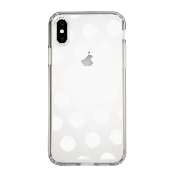 Slim Protection Case［ Original - Favorite Color Polka Dots - White ］