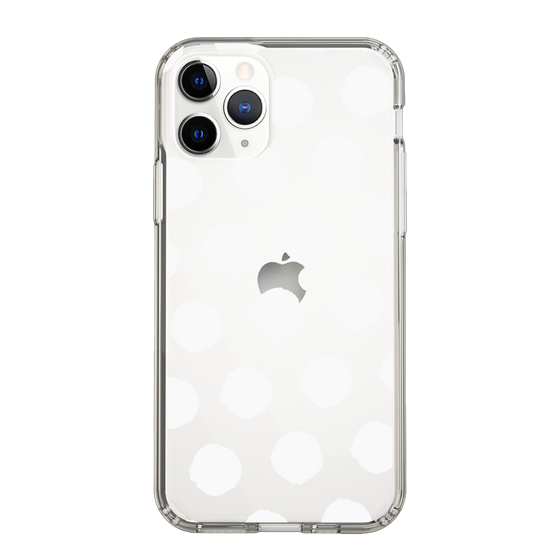 Slim Protection Case［ Original - Favorite Color Polka Dots - White ］