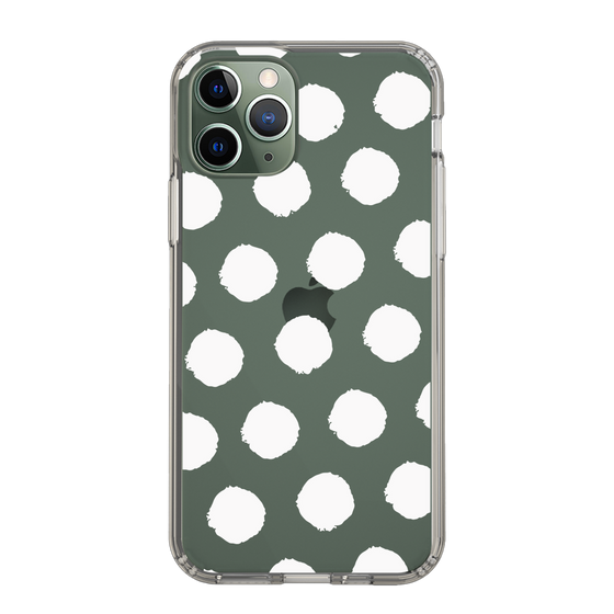Slim Protection Case［ Original - Favorite Color Polka Dots - White ］
