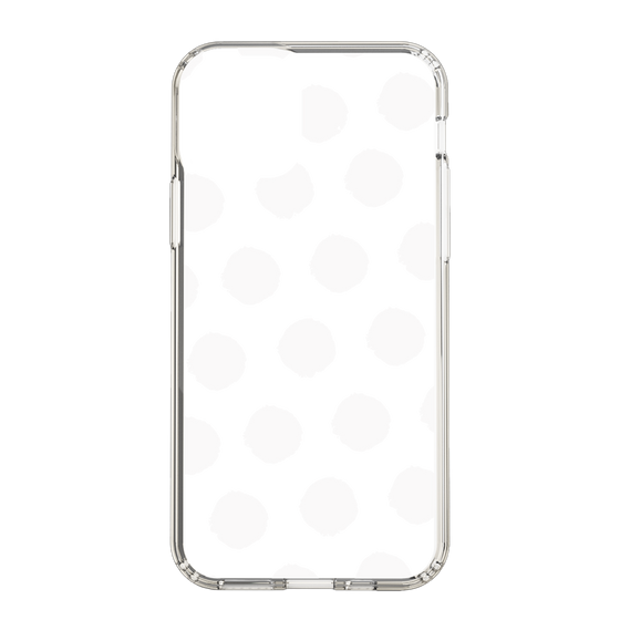 Slim Protection Case［ Original - Favorite Color Polka Dots - White ］