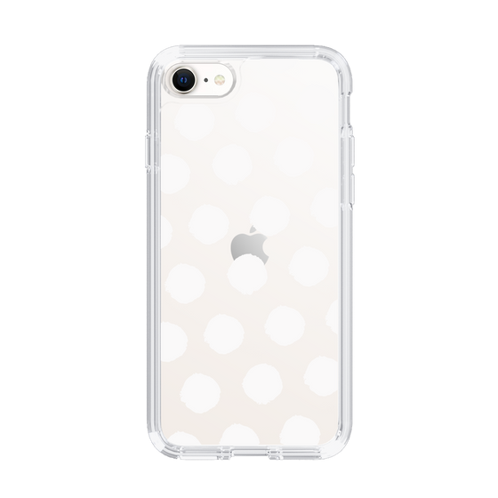 Slim Protection Case［ Original - Favorite Color Polka Dots - White ］