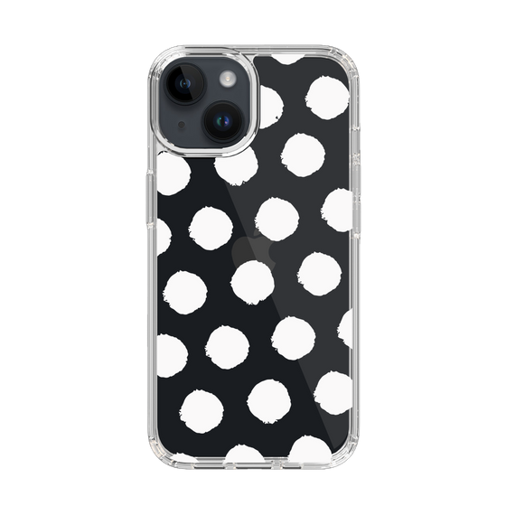 Slim Protection Case［ Original - Favorite Color Polka Dots - White ］