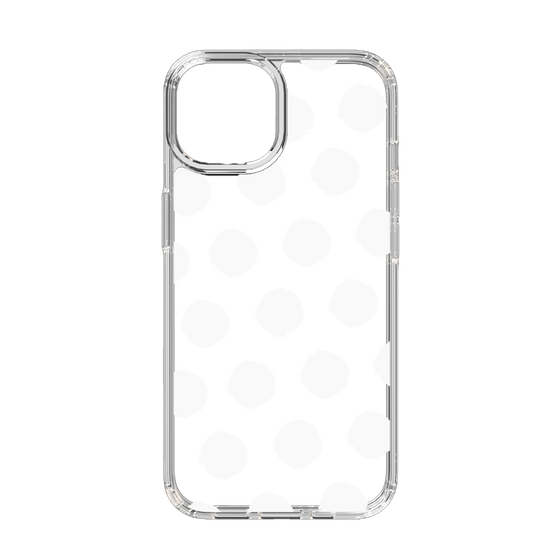 Slim Protection Case［ Original - Favorite Color Polka Dots - White ］